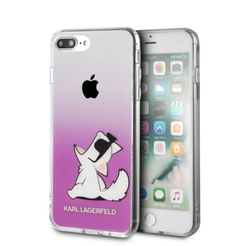 Karl Lagerfeld KLHCI8LCFNRCPI iPhone 7/8 Plus hardcase różowy/pink Choupette Fun