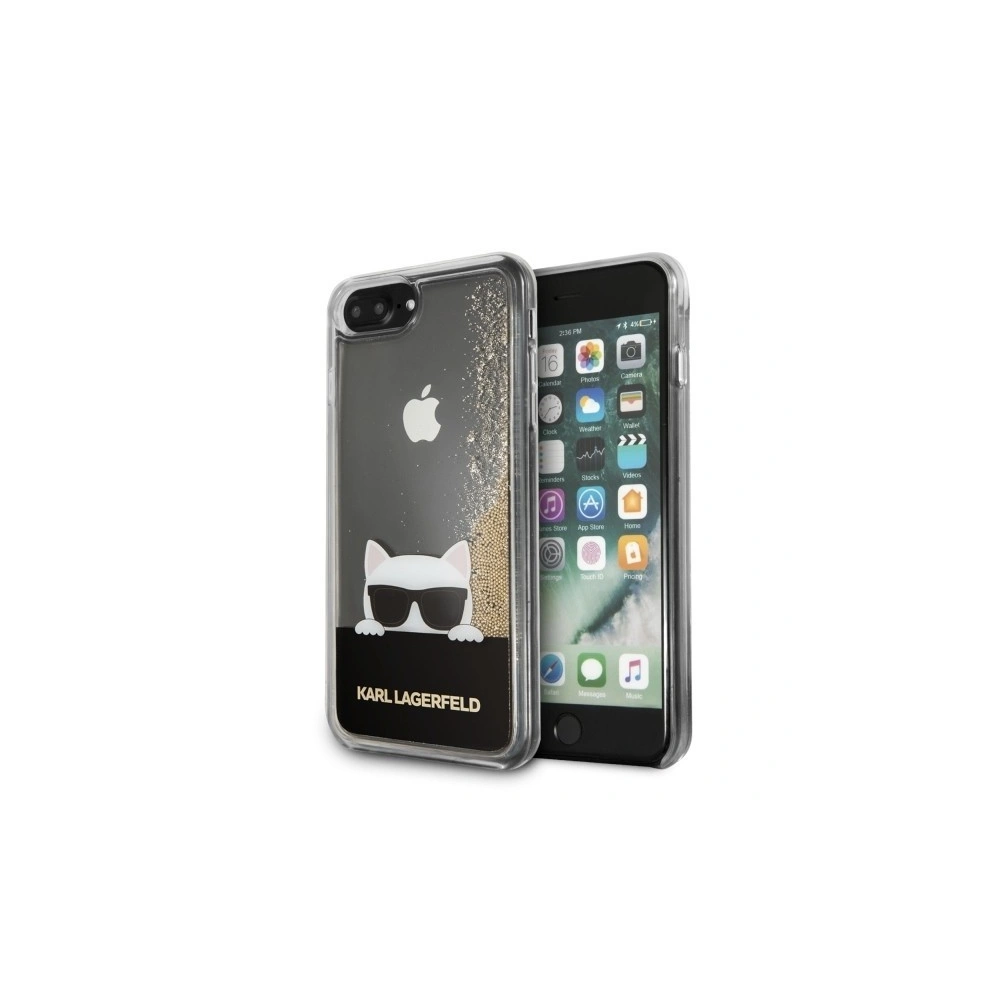 Hurtownia GSM - Karl Lagerfeld KLHCI8LCHPEEGO iPhone 7/8 Plus gold/złoty hard case Liquid Glitter - KLD085GLD - {ean13} - Hurt