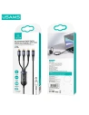 Hurtownia GSM - Kabel 3w1 USAMS US-SJ600 USB-C / Lightning / microUSB / USB-C 100W 1,2m schwarz/black - USA1042 - {ean13} - Hurt