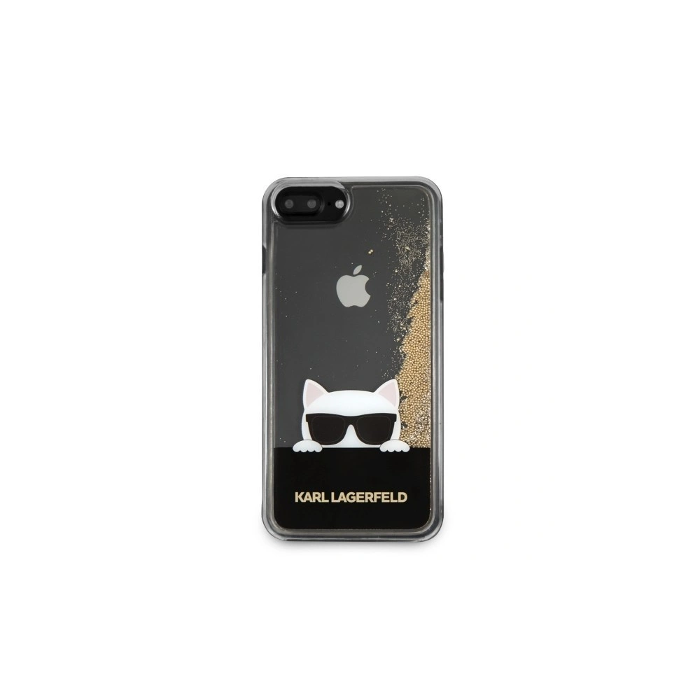 Hurtownia GSM - Karl Lagerfeld KLHCI8LCHPEEGO iPhone 7/8 Plus aur/złoty hard case Liquid Glitter - KLD085GLD - {ean13} - Hurt