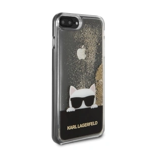 Hurtownia GSM - Karl Lagerfeld KLHCI8LCHPEEGO iPhone 7/8 Plus gold/złoty hard case Liquid Glitter - KLD085GLD - {ean13} - Hurt