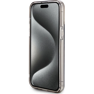 Hurtownia GSM - Etui Guess GUHMP15XHFWFCK Apple iPhone 15 Pro Max hardcase IML Flowers Wreatch MagSafe negru/black - GUE3321 - {ean13} - Hurt