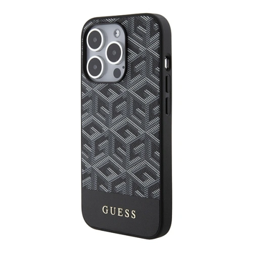 Etui Guess GUHMP15XHGCFSEK Apple iPhone 15 Pro Max hardcase GCube Stripes MagSafe czarny/black