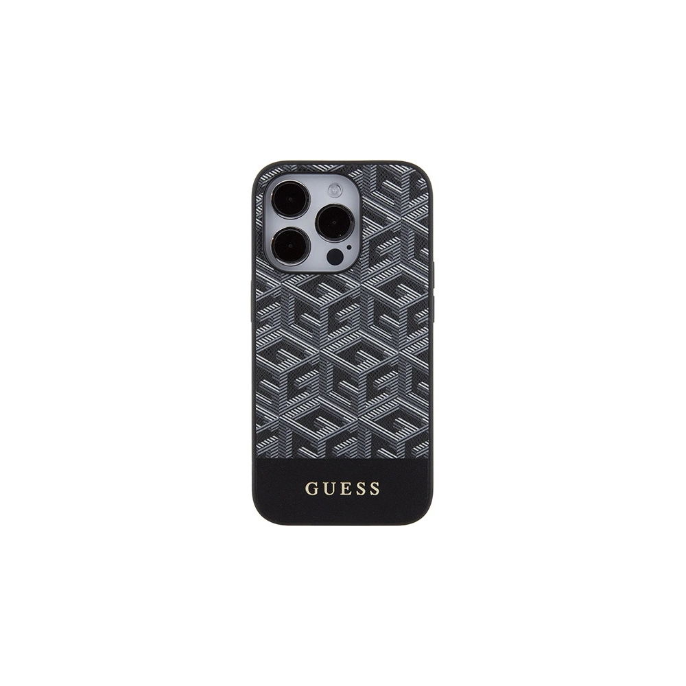 Hurtownia GSM - Etui Guess GUHMP15XHGCFSEK Apple iPhone 15 Pro Max hardcase GCube Stripes MagSafe černý/black - GUE3322 - {ean13} - Hurt