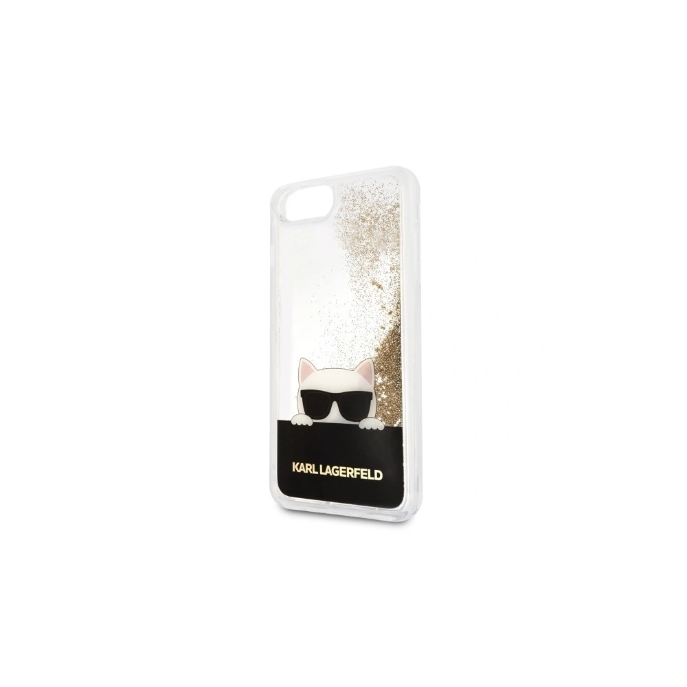 Hurtownia GSM - Karl Lagerfeld KLHCI8LCHPEEGO iPhone 7/8 Plus gold/złoty hard case Liquid Glitter - KLD085GLD - {ean13} - Hurt