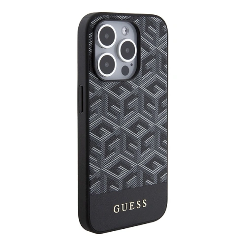 Etui Guess GUHMP15XHGCFSEK Apple iPhone 15 Pro Max hardcase GCube Stripes MagSafe czarny/black
