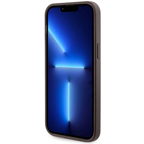 Etui Guess GUHMP15XP4RPSW Apple iPhone 15 Pro Max hardcase 4G Printed Stripes MagSafe brązowy/brown