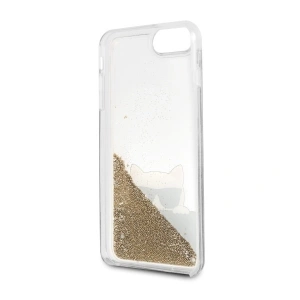 Hurtownia GSM - Karl Lagerfeld KLHCI8LCHPEEGO iPhone 7/8 Plus gold/złoty hard case Liquid Glitter - KLD085GLD - {ean13} - Hurt