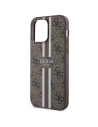 Wholesale Guess GUHMP15XP4RPSW Apple iPhone 15 Pro Max hardcase 4G Printed Stripes MagSafe brown - GUE3323 - {ean13} - Hurt