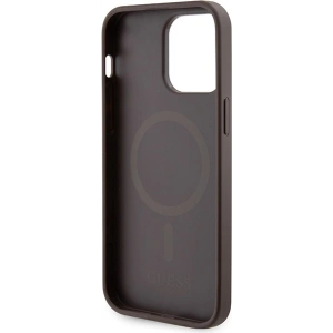 Wholesale Guess GUHMP15XP4RPSW Apple iPhone 15 Pro Max hardcase 4G Printed Stripes MagSafe brown - GUE3323 - {ean13} - Hurt