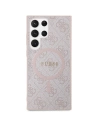 Hurtownia GSM - Etui Guess GUHMS24LG4GFRP Samsung Galaxy S24 Ultra kemény tok 4G Gyűjtemény Bőr Fém Logó MagSafe rózsaszín/pink - GUE3324 - {ean13} - Hurt