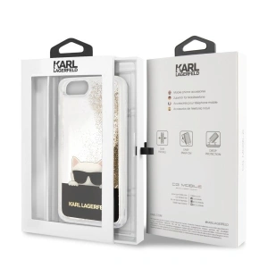 Hurtownia GSM - Karl Lagerfeld KLHCI8LCHPEEGO iPhone 7/8 Plus gold/złoty hard case Liquid Glitter - KLD085GLD - {ean13} - Hurt