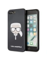 Karl Lagerfeld KLHCI8LDLHBK iPhone 7/8 Plus schwarz/black Iconic Glitter Karl`s Head