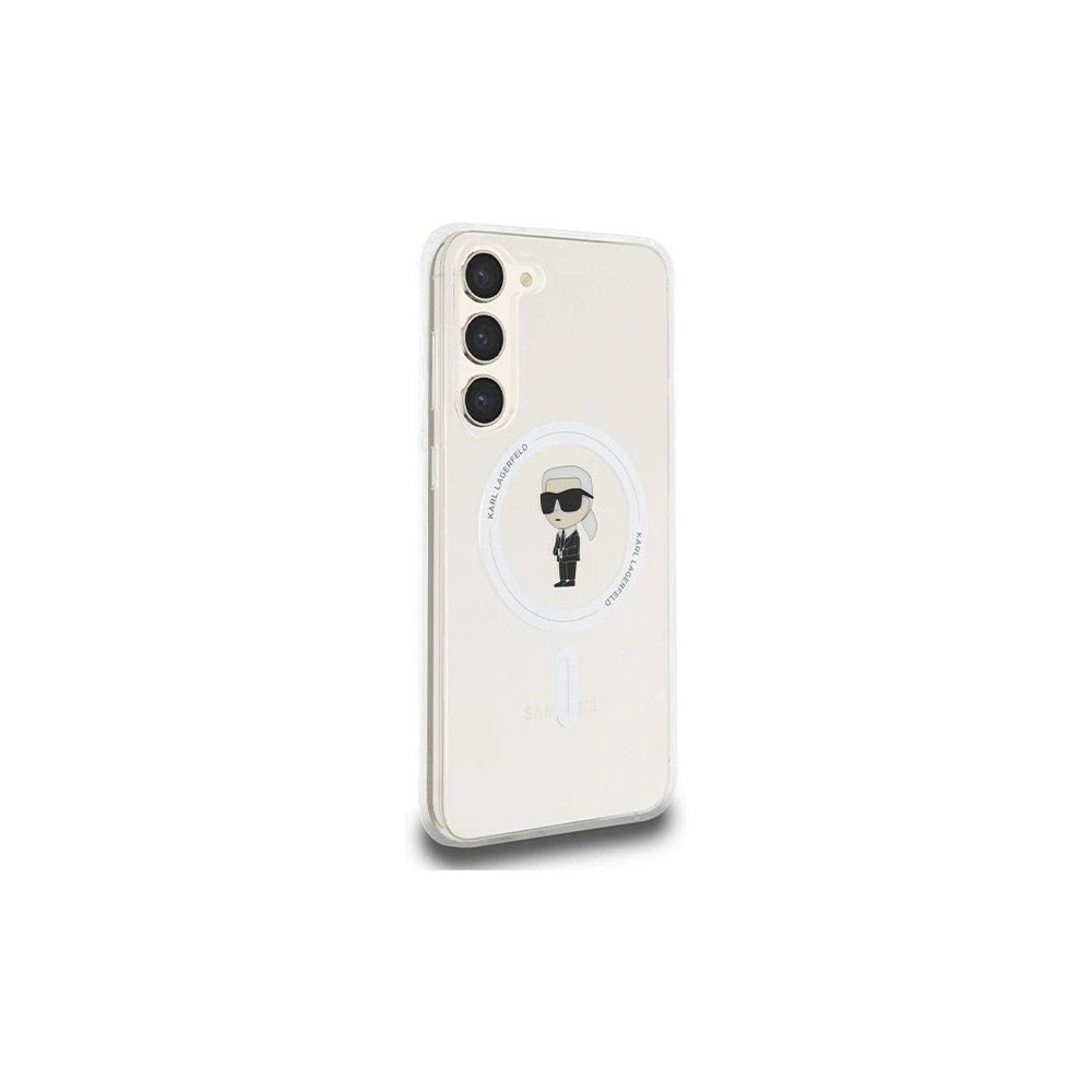 Hurtownia GSM - Etui Karl Lagerfeld KLHMS23MHFCKNOT Samsung Galaxy S23+ Plus kemény tok IML Ikonik MagSafe átlátszó - KLD1893 - {ean13} - Hurt
