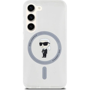 Hurtownia GSM - Etui Karl Lagerfeld KLHMS23SHFCKNOT Samsung Galaxy S23 hardcase IML Ikonik MagSafe átlátszó - KLD1894 - {ean13} - Hurt