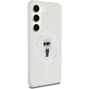 Hurtownia GSM - Etui Karl Lagerfeld KLHMS23SHFCKNOT Samsung Galaxy S23 hardcase IML Ikonik MagSafe átlátszó - KLD1894 - {ean13} - Hurt