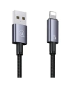 Hurtownia GSM - Kabel USAMS US-SJ669 USB-A / Lightning 2,4A 2m Rychlé nabíjení ocelový/rezavý - USA1049 - {ean13} - Hurt
