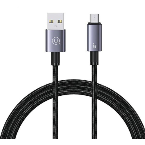 Usams Distributor - 6958444908595 - USA1050 - USAMS US-SJ668 USB-A / microUSB cable 2A 1,2m Fast Charging tarnish - B2B homescreen