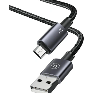 Hurtownia GSM - Kabel USAMS US-SJ668 USB-A / Micro-USB 2A 1,2m Schnellladung Stahl/verchromt - USA1050 - {ean13} - Hurt