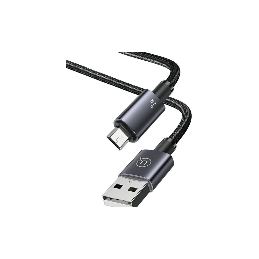 Hurtownia GSM - Kabel USAMS US-SJ668 USB-A / Micro-USB 2A 1,2m Rychlé nabíjení ocelový/rezavý - USA1050 - {ean13} - Hurt