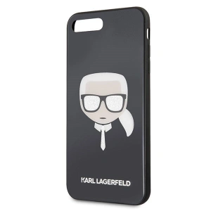Hurtownia GSM - Karl Lagerfeld KLHCI8LDLHBK iPhone 7/8 Plus czarny/black Iconic Glitter Karl`s Head - KLD086BLK - {ean13} - Hurt