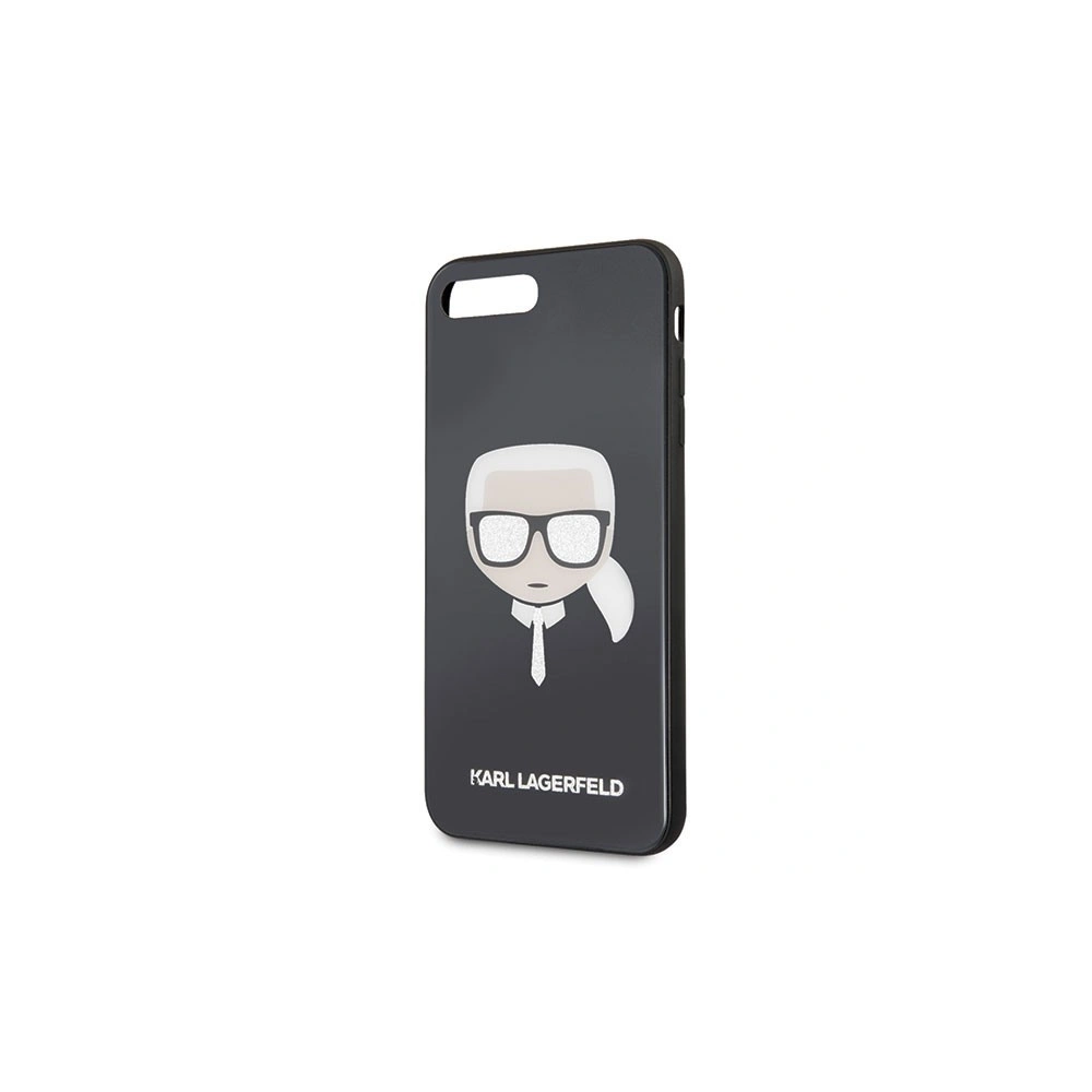 Hurtownia GSM - Karl Lagerfeld KLHCI8LDLHBK iPhone 7/8 Plus schwarz/black Iconic Glitter Karl`s Head - KLD086BLK - {ean13} - Hurt