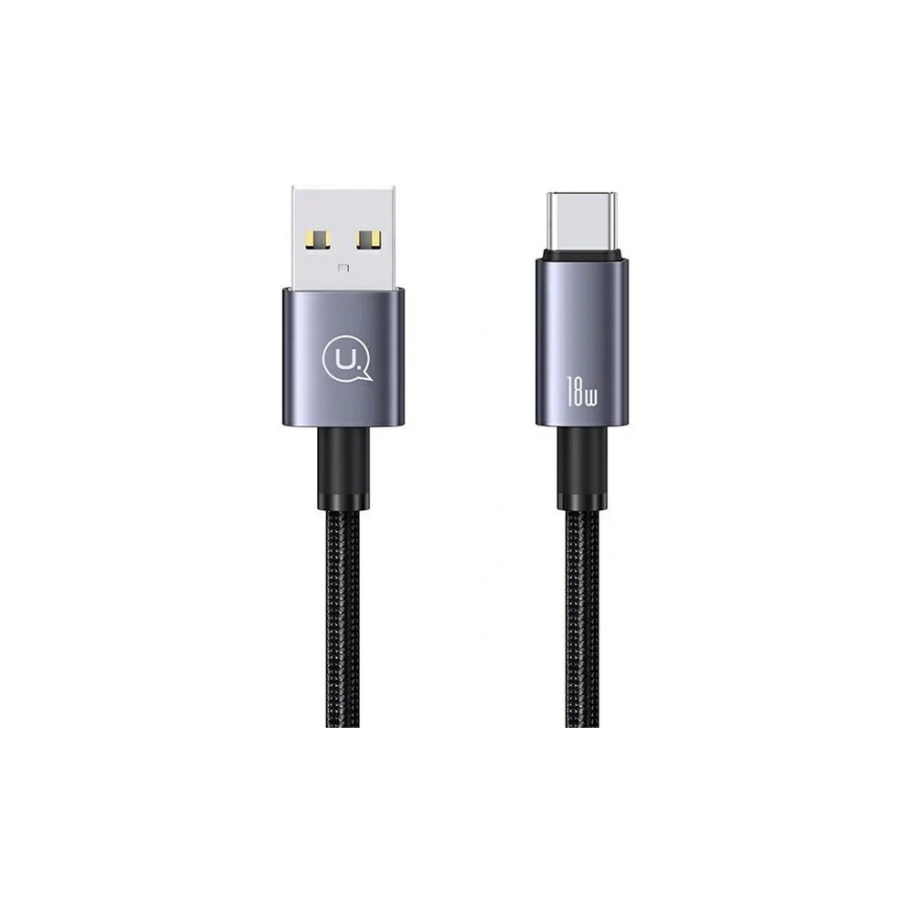 Hurtownia GSM - USAMS US-SJ680 Kabel USB-A / USB-C 3A 0,25m Fast Charging Stahl/Anlauf - USA1052 - {ean13} - Hurt