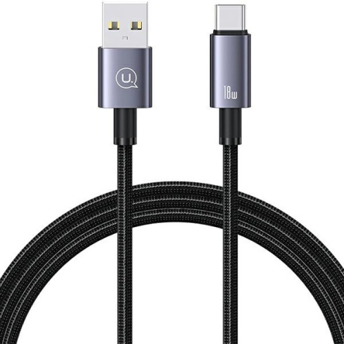 Usams Distributor - 6958444908533 - USA1053 - USAMS US-SJ663 USB-A / USB-C cable 3A 1,2m Fast Charging tarnish - B2B homescreen