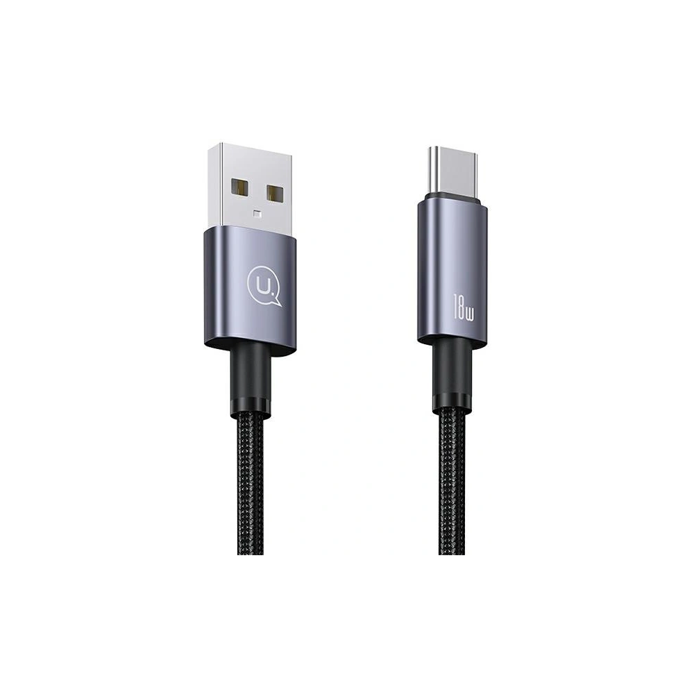 Hurtownia GSM - Kabel USAMS US-SJ663 USB-A / USB-C 3A 1,2m Rychlé nabíjení ocelový/rezavý - USA1053 - {ean13} - Hurt
