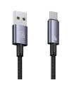 Hurtownia GSM - Kabel USAMS US-SJ666 USB-A / USB-C 3A 2m rychlé nabíjení ocelový/rezavý - USA1054 - {ean13} - Hurt