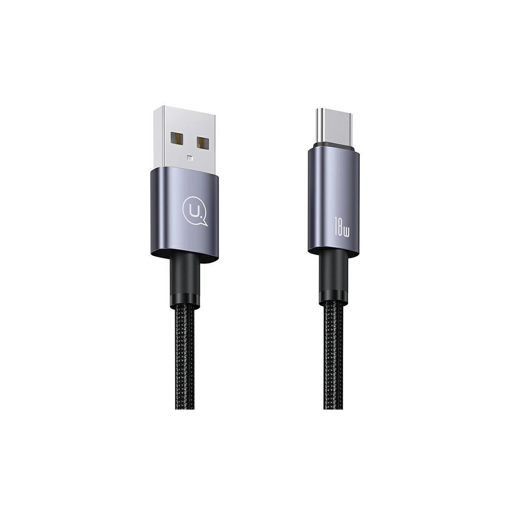 Hurtownia GSM - Kabel USAMS US-SJ666 USB-A / USB-C 3A 2m rychlé nabíjení ocelový/rezavý - USA1054 - {ean13} - Hurt