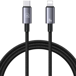 Hurtownia GSM - Cablul USAMS US-SJ662 USB-C / Lightning 30W 1,2m Încărcare rapidă oțel/întunecat - USA1055 - {ean13} - Hurt