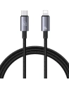 Kabel USAMS US-SJ662 USB-C / Lightning 30W 1,2m Fast Charging stalowy/tarnish