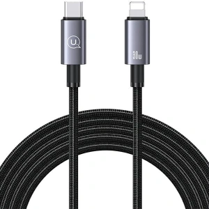 Hurtownia GSM - Cablul USAMS US-SJ665 USB-C / Lightning 30W 2m Încărcare Rapidă oțel/oxidare - USA1056 - {ean13} - Hurt
