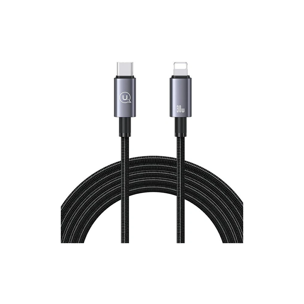 Hurtownia GSM - Kabel USAMS US-SJ665 USB-C / Lightning 30W 2m Fast Charging stalowy/tarnish - USA1056 - {ean13} - Hurt