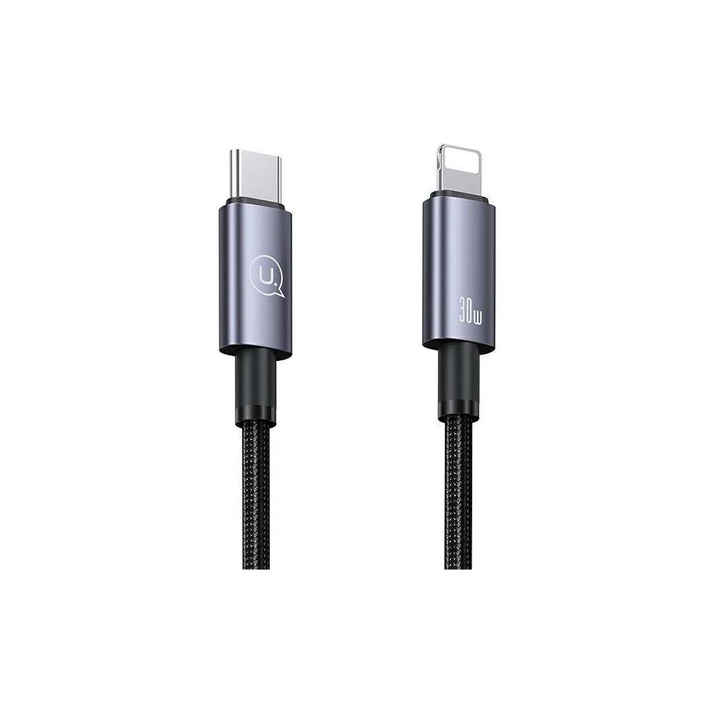 Hurtownia GSM - Kabel USAMS US-SJ665 USB-C / Lightning 30W 2m Rychlé nabíjení ocelový/rezavý - USA1056 - {ean13} - Hurt