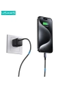 Hurtownia GSM - Kabel USAMS US-SJ678 USB-C / USB-C 60W 0,25m Fast Charging stalowy/tarnish - USA1057 - {ean13} - Hurt