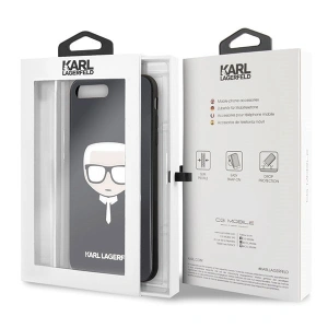 Hurtownia GSM - Karl Lagerfeld KLHCI8LDLHBK iPhone 7/8 Plus czarny/black Iconic Glitter Karl`s Head - KLD086BLK - {ean13} - Hurt