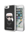 Karl Lagerfeld KLHCI8LICGBK iPhone 7/8 Plus schwarz/black Iconic Glitter