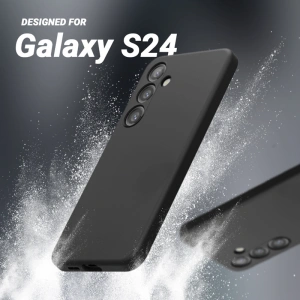 Hurtownia GSM - Etui Crong színes borító Samsung Galaxy S24 fekete - CRG699 - {ean13} - Hurt