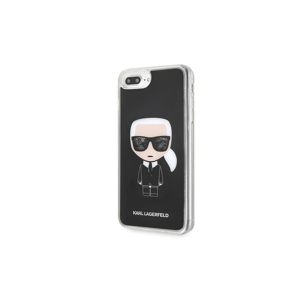Hurtownia GSM - Karl Lagerfeld KLHCI8LICGBK iPhone 7/8 Plus schwarz/black Iconic Glitter - KLD087BLK - {ean13} - Hurt
