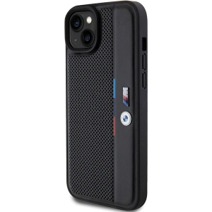 Hurtownia GSM - Etui BMW BMHCP15S23PUPVK Apple iPhone 15 / 14 / 13 hardcase Perforated Tricolor Line negru/black - BMW610 - {ean13} - Hurt