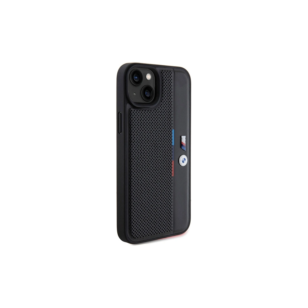 Hurtownia GSM - Etui BMW BMHCP15S23PUPVK Apple iPhone 15 / 14 / 13 hardcase Perforated Tricolor Line černý/black - BMW610 - {ean13} - Hurt