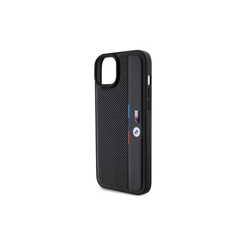 Hurtownia GSM - Etui BMW BMHCP15S23PUPVK Apple iPhone 15 / 14 / 13 hardcase Perforated Tricolor Line czarny/black - BMW610 - {ean13} - Hurt