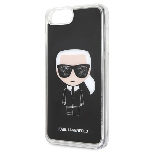Karl Lagerfeld KLHCI8LICGBK iPhone 7/8 Plus czarny/black Iconic Glitter