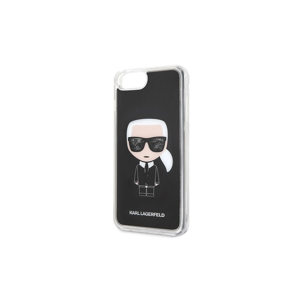 Hurtownia GSM - Karl Lagerfeld KLHCI8LICGBK iPhone 7/8 Plus czarny/black Iconic Glitter - KLD087BLK - {ean13} - Hurt