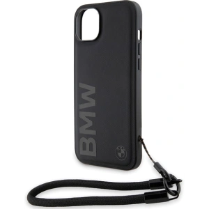 Hurtownia GSM - Case BMW BMHCP15S23RMRLK Apple iPhone 15 / 14 / 13 Hardcase Signature Leather Wordmark Cord schwarz/black - BMW611 - {ean13} - Hurt