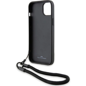 Hurtownia GSM - Case BMW BMHCP15S23RMRLK Apple iPhone 15 / 14 / 13 Hardcase Signature Leather Wordmark Cord schwarz/black - BMW611 - {ean13} - Hurt