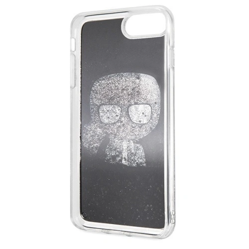 Karl Lagerfeld KLHCI8LICGBK iPhone 7/8 Plus czarny/black Iconic Glitter