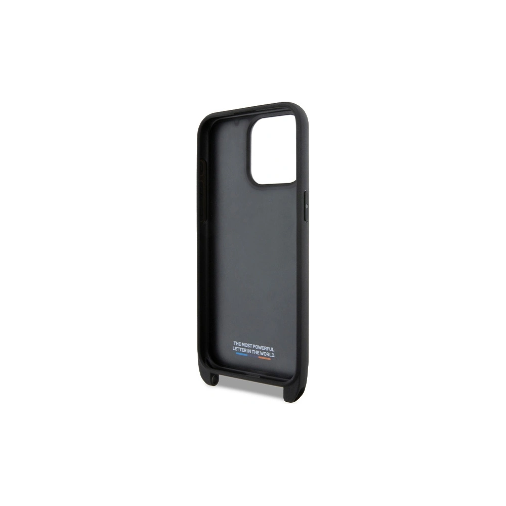 Hurtownia GSM - Case BMW BMHCP15X23PSCCK Apple iPhone 15 Pro Max Hardcase M Edition Carbon Stripe & Strap schwarz/black - BMW612 - {ean13} - Hurt